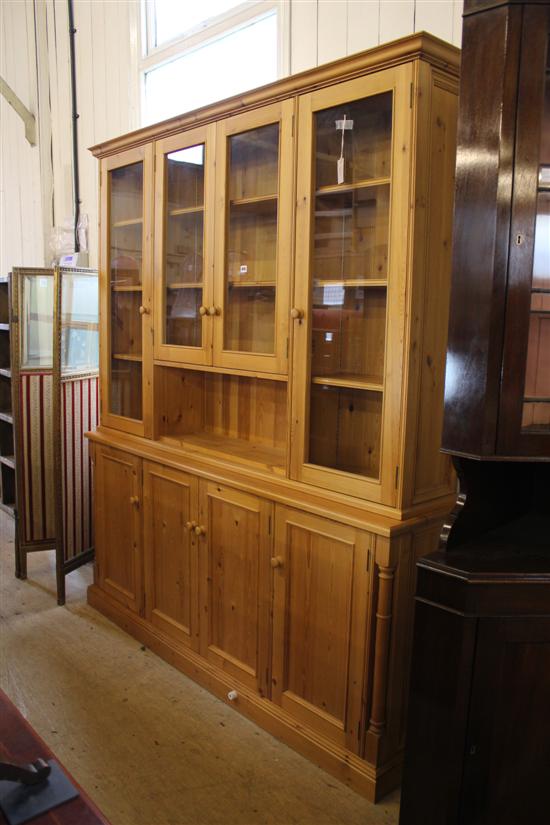 Modern glazed pine dresser